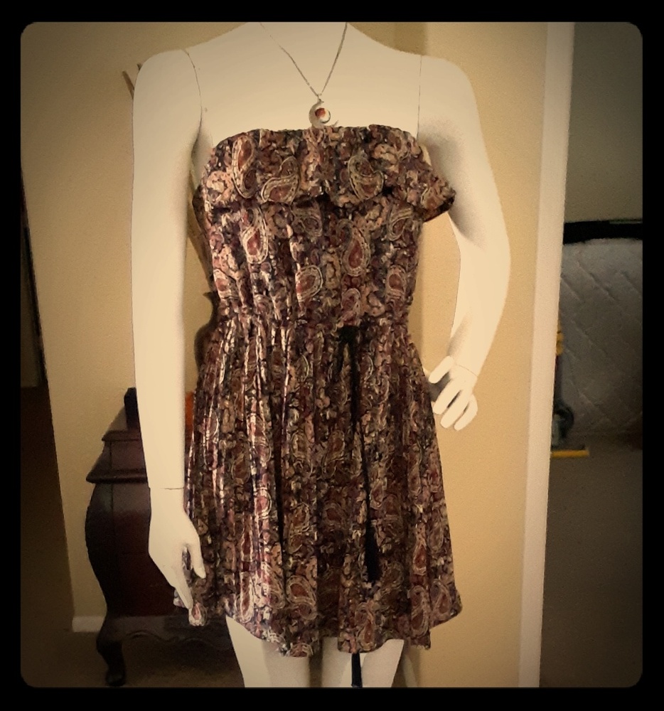Strapless Mini dress summer sundress